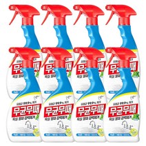 무균무때 욕실 물때 강력제거 욕실용 세정제 500ml / 허브향, 8개