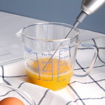 커빙 내열유리계량컵 쌀 라면 계량기 온즈 이유식 유리비커 250ml