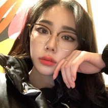 남자 여자 TR 동글이 빅 큰알 오버사이즈 하은테 하금테 뿔테 안경