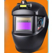 용접 마스크 튜닝 안전 보안면 안전모 건설, 스마트 버전 + 보호필름 20장 (패키지)