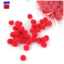 YOLOMAM 뿅뿅이10MM 빨강 미술반제품 유치원만들기키트