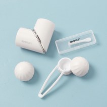 휴대용 렌즈 케이스 집게 랜즈 석션 렌즈통 세트 좌우구분, 상세 참조