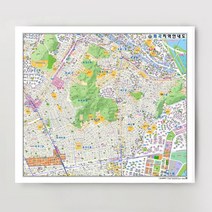 [지번]서울시 강서구 화곡 지역 안내도 105cm x 75cm SE, 1.종이코팅