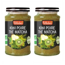 VITABIO 비타바이오 스프레더블 안티옥시던트 페어 배 키위 말차 그린 티 녹차 스프레드 잼 290g 2개, 1세트