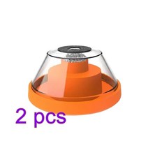 목공 집진기 소형 이동식 전기 드릴 먼지 커버 방진 드릴 플라스틱 망치 수집 재 그릇, 2개
