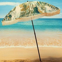 1.8m 술 비치 대형 파라솔 옥상 테라스 까페 감성 그늘막, 나뭇잎