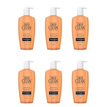 Neutrogena 뉴트로지나 딥 클린 페이셜 클렌저 6.7oz(200ml) 6팩