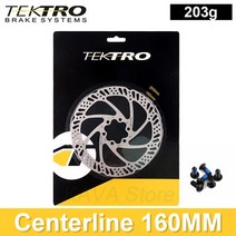 자전거 TEKTRO 로터 160mm 180mm 203mm 산악 유압 디스크 브레이크 로터 MTB 도로 접이식 사이클링 용 박스형, TR160-24 로터 박스