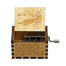 크리스마스 눈내리는 산타 보석함 캐롤 오르골 곰돌이 푸 테마 크랭크 각종 생일 선물, 1-가자