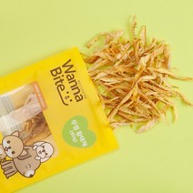 워너바이트 강아지 고양이 수제간식 무염황태채 80g