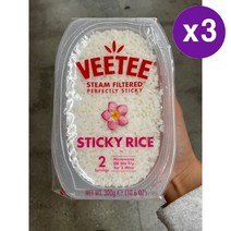 비티 스티키 라이스 300g 3팩 Veetee Sticky Rice 10.6oz, 3개