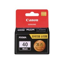 캐논 잉크 PG-40검정, 상세설명 참조, 없음