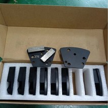 콘크리트연마기 다이아몬드 콘크리트 연마 블록 신발 패드 블라스트락 그라인더용 직사각형 세그먼트 2 개, 07 60_03 Extreme Hard Bond