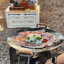 디바디바 데블아이언 캠핑 무쇠 그리들 캠핑불판 캠핑그릴 S L, 질화열처리 그리들 L set