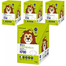 웰킵스 미세먼지황사마스크 대형 KF80, 5개입, 10개, 백색