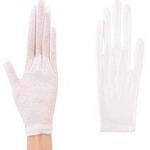 [도돌이샾제휴]얇은 흰색 면장갑 보석방 주얼리 시계 금은방, 사이즈, S