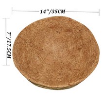 야자매트 계단미끄럼방지 1pcs 코코넛 팜 쿠션 플라스틱 꽃 냄비 광장 원예 믹스 토양, b(14인치)