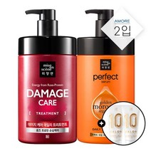 아모레퍼시픽 미쟝센 대용량 트리트먼트 1000ml 1+1 (옵션) (+사은품증정), 01 데미지케어 2개