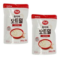 Tsm 포스트 구수하고 담백한 화이버 오트밀 오리지널 1+1, 포스트 화이버오트밀(오리지널)350gx2