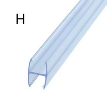 abs도어 4 12mm 목욕 샤워 스크린 씰 스트립 유리 씰 갭 창 웨더 스트립 씰링, h, 1-1pc는 50cm입니다, 4-6mm