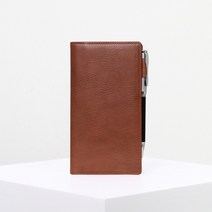 MATT 마뜨 [속지증정]마뜨 베지터블 풀업 레더 CEO수첩 다이어리(브라운 9.5x17cm)D78942 볼펜꽂이(o) 다이어리, (밤색)D78942