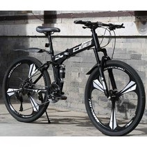 24인치 산악자전거 접이식 24단 라이딩 경주 비포장, 그레이블랙(익스트림에디션)24단24인치