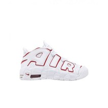 [정품] 나이키 에어 모어 업템포 화이트 바시티 레드 2021 (GS) Nike Air More Uptempo White Varsity Red 2021