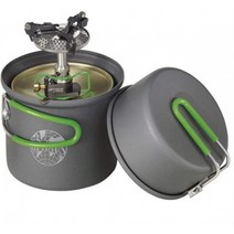 Optimus Crux Lite Solo 0.6L 초경량 캠핑 및 배낭 여행을위한 논 스틱 컴팩트 다용도 쿡 시스템, 단일옵션, One Color_One Size