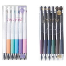파이롯트 쥬스업 볼펜 0.4mm 6색 세트, 쥬스업 (파스텔+글로시) 6색세트