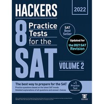 Hackers 8 Practice Tests for the SAT Volume 2 -Updated for the 2021 SAT Revision, 해커스어학연구소