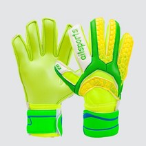 남자 사이즈 라텍스 프로 축구 골키퍼 장갑 강한 손가락 보호 축구 경기 장갑, 873 그린, 어린이 크기 5