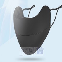 마켓덤 UV컷 쿨마스크 운동할때쓰는마스크 축구선수마스크 운동다회용스포츠마스크, 블랙