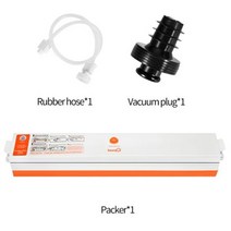 saengQ 전기 진공 실러 포장 기계 15pcs 식품 보호기 가방 상업 진공 식품, 협력사, 110V, 오렌지-2개