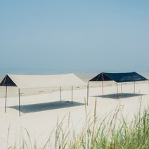 캠플 6x4.4m 올블랙 블랙 코팅 타프 렉타 차박 그늘막 텐트 캠핑 장박 덮개, 올블랙(블랙코팅)