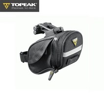 토픽 TOPEAK 안장가방 Aero Wedge DX Small F25 투어용 에어로 웨지 스몰 공구 가방 자전거 출퇴근, 블랙