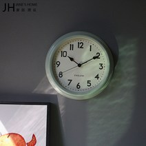 남자메탈시계 40대 남자 명품 시계 크리 에이 티브 패션 작은 벽시계 북유럽 거실 조용한 홈 복고풍 금속 경기 침실