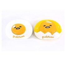 구데타마 캐릭터 휴대용 빗거울세트 미니손거울, 랜덤