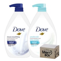도브 바디워시 1L [뷰티+센서티브] {있소세트}, 1세트+미니도브