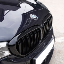 BMW 5시리즈 G30 그릴 520d 530i 튜닝 파츠, 두줄 (블랙무광