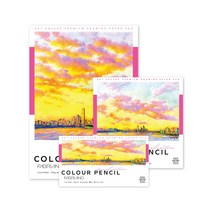 아트스퀘어 프리미엄 SPCP12 컬러펜슬 스케치북 300g 180X320mm