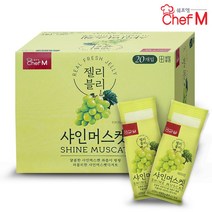 쉐프엠 젤리블리 샤인머스켓 60gX20개입 1박스/대만식/간식/해외간식/푸딩, 01_젤리블리 샤인머스켓 20입 1박스, 20개입, 60g