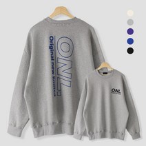 세로레터링 오버핏 맨투맨 (MDMT782NL)