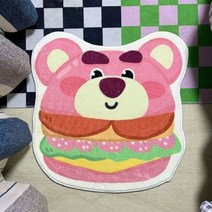 디즈니 외계인 카펫 귀여운 침실 머리맡 플러시 장식 욕실 주방 가정 미끄럼방지