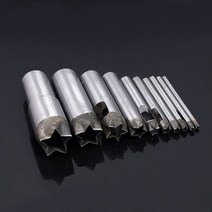만능 똑딱이 단추 펀칭기 펀치 802 3mm-30mm 별 모양 벨트 구멍. 금속 펀칭 도구. 다이. 형. 작은 리벳. 버튼. 바느질 패치., 8mm