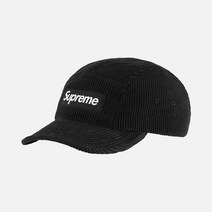 슈프림 코듀로이 캠프캡 FW22H100-BLACK