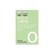 쁘띠앤 오메가3 530mg 60캡슐 x 1박스 초임계 식물성 알티지, 단품
