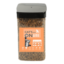 캣츠온 6개월 이상 전연령용 라이트 고양이 건식 사료, 조단백, 500g, 2개