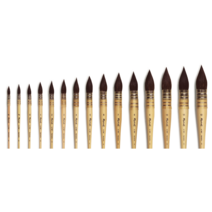 라파엘 803 수채화붓 몹브러쉬 다람쥐털 둥근붓 0~12호 낱개, 6호(14*38mm)