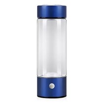 휴대용 수소수발생기발전기 물 컵 필터 Ionizer 제조기 수소 풍부한 휴대용 슈퍼 항산화 ORP 병 420ml, 03 Blue