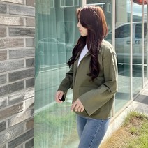 VANANA2 국내생산 FW 신상품 카라넥 코튼 숏자켓 3color